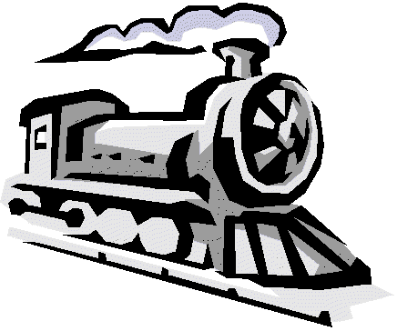 En train